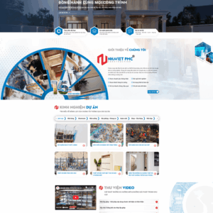 Theme wordpress website công ty xây dựng nhà việt