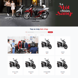 Theme wordpress bán xe máy