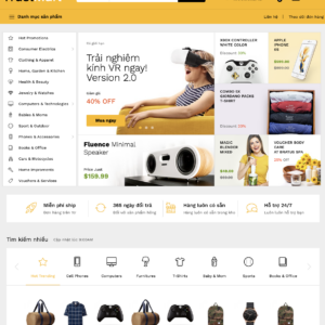 Theme WordPress Elementor nội thất mẫu số 2