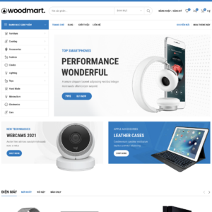 Theme WordPress Elementor điện máy, điện tử mẫu số 1