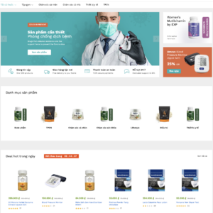 Theme WordPress Elementor nhà thuốc, dược phẩm số 1