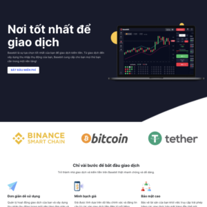 Theme WordPress giới thiệu sàn giao dịch BO 03