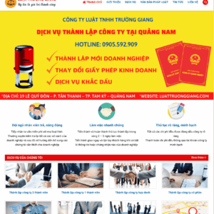 Theme WordPress công ty Luật 06