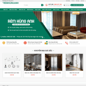 Theme wordpress bán mành rèm 2