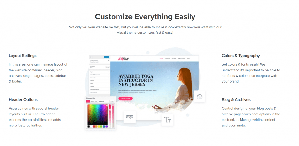 Astra Theme có nhiều lợi thế hơn so với các đối thủ khác