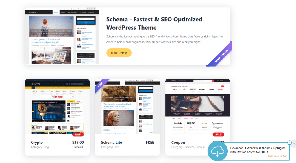 Bạn sẻ được tải trọn bộ Full toàn bộ các theme của Mythemeshop