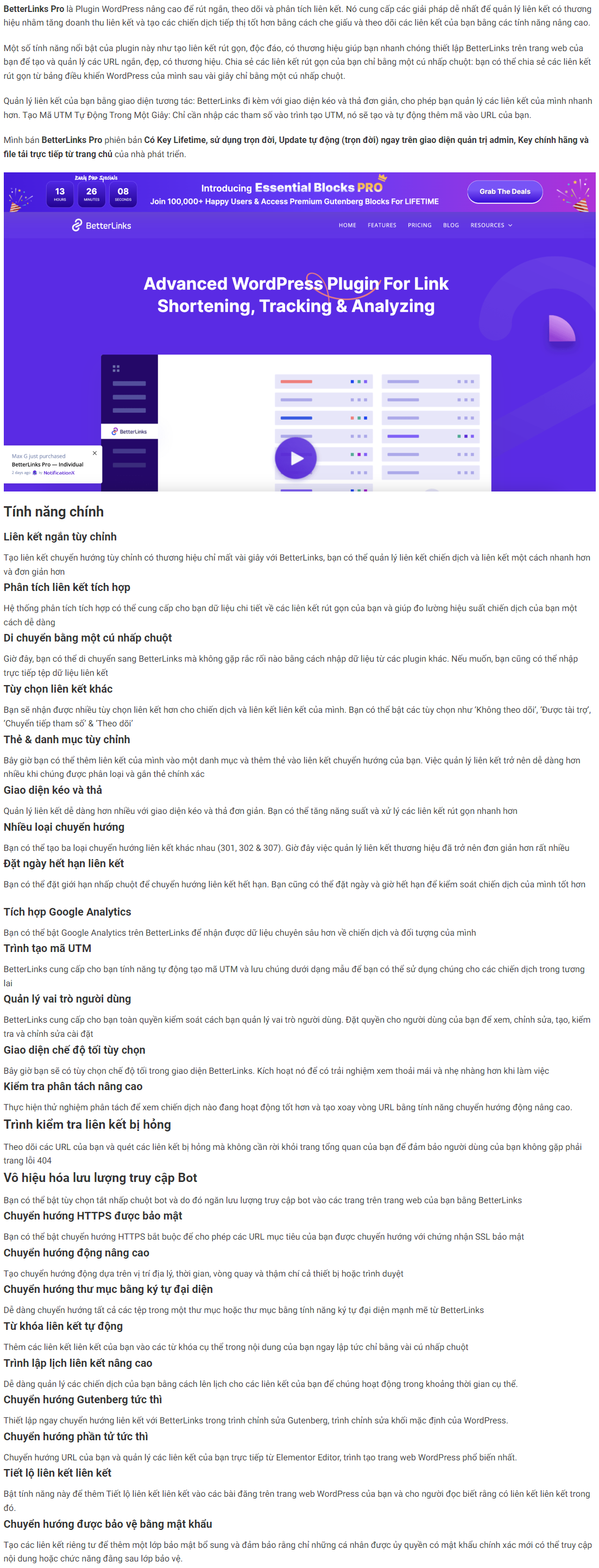 BetterLinks Pro