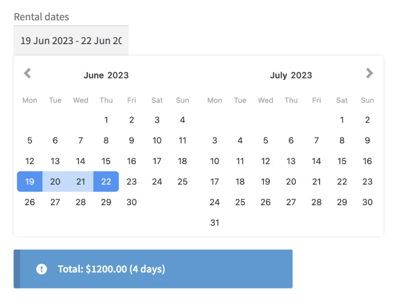 calendar options 1