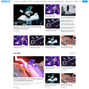 Theme WordPress tin tức bitcoin, crypto 02
