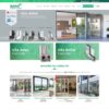 Theme WordPress công ty nhôm kính 01