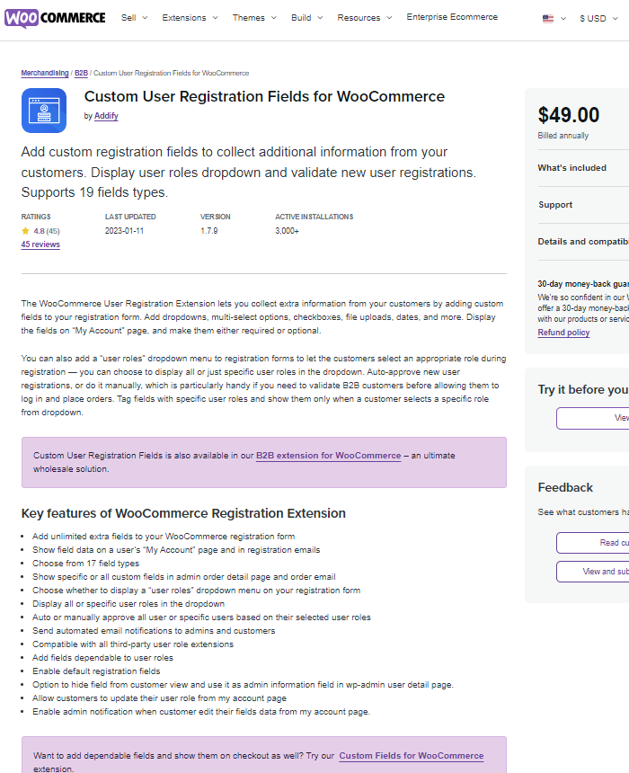 Custom User Registration Fields for WooCommerce