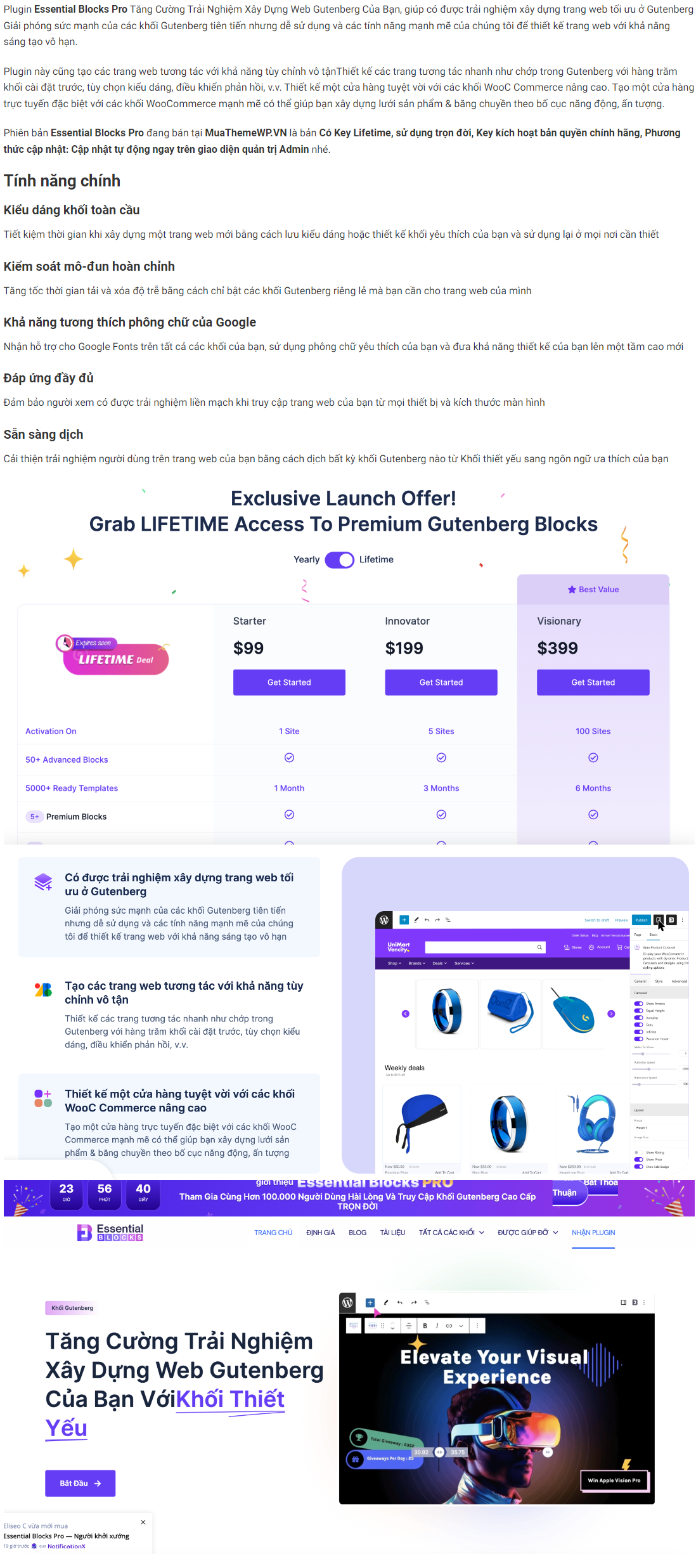 Essential Blocks Pro