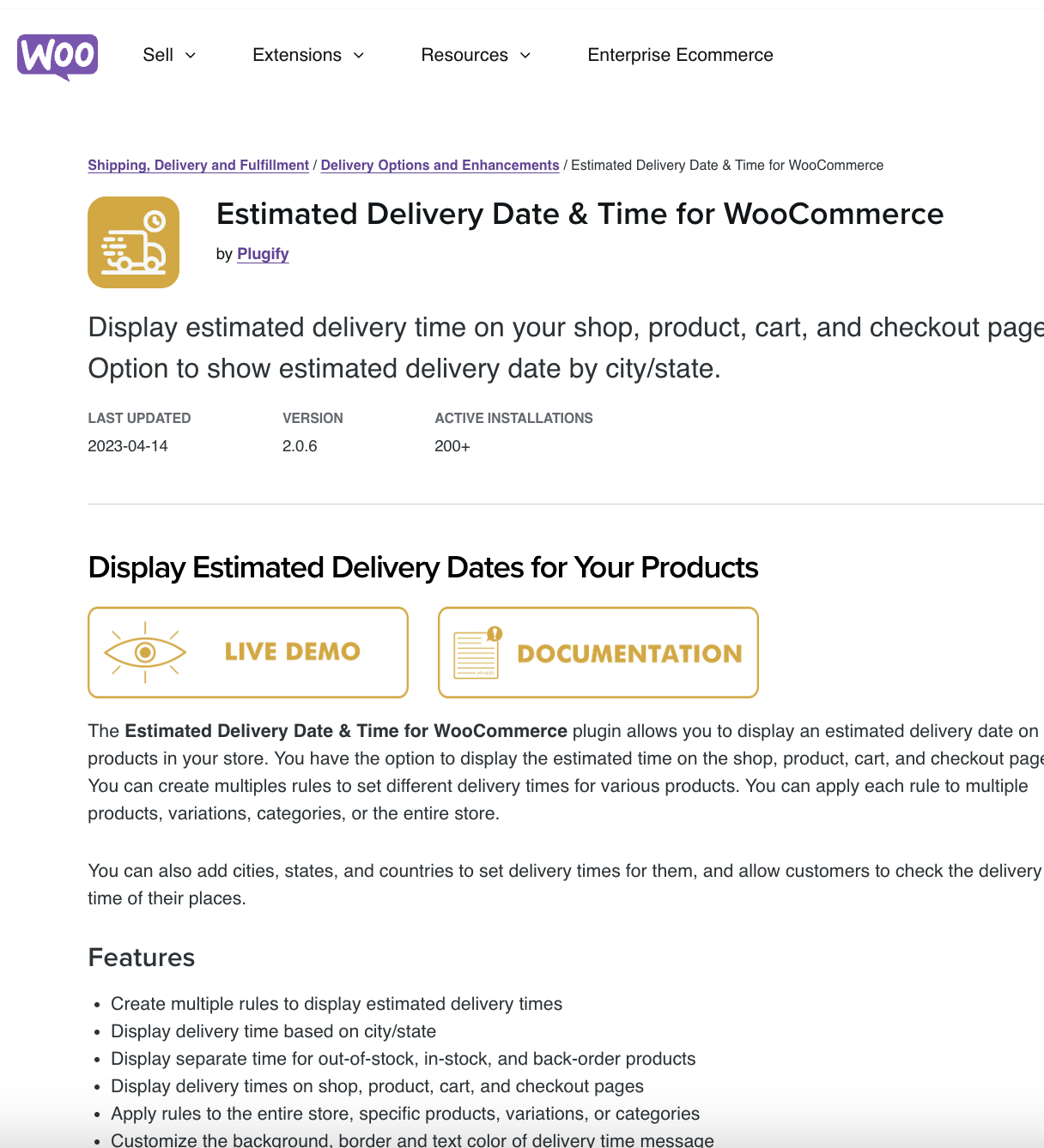 Estimated Delivery Date & Time for WooCommerce