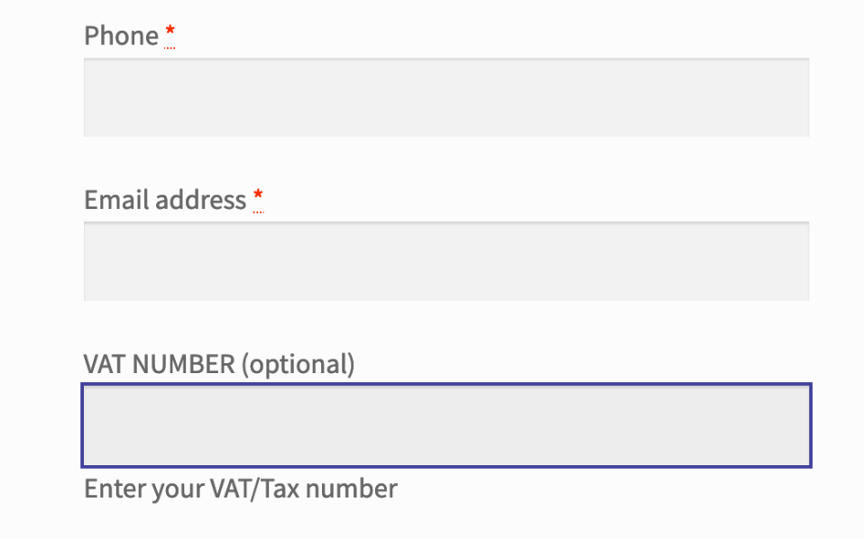 eu vat number field focused