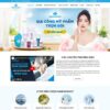 Theme WordPress gia công mỹ phẩm