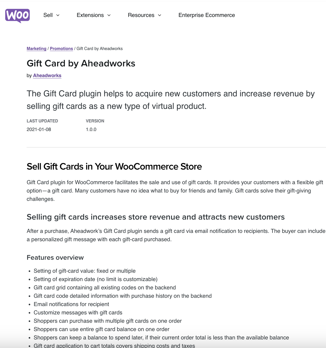Gift Card by Aheadworks