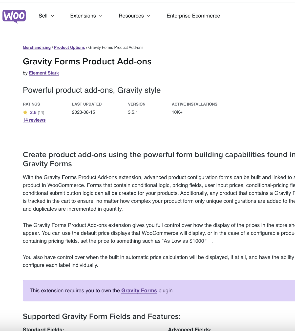Gravity Forms Product Add-ons