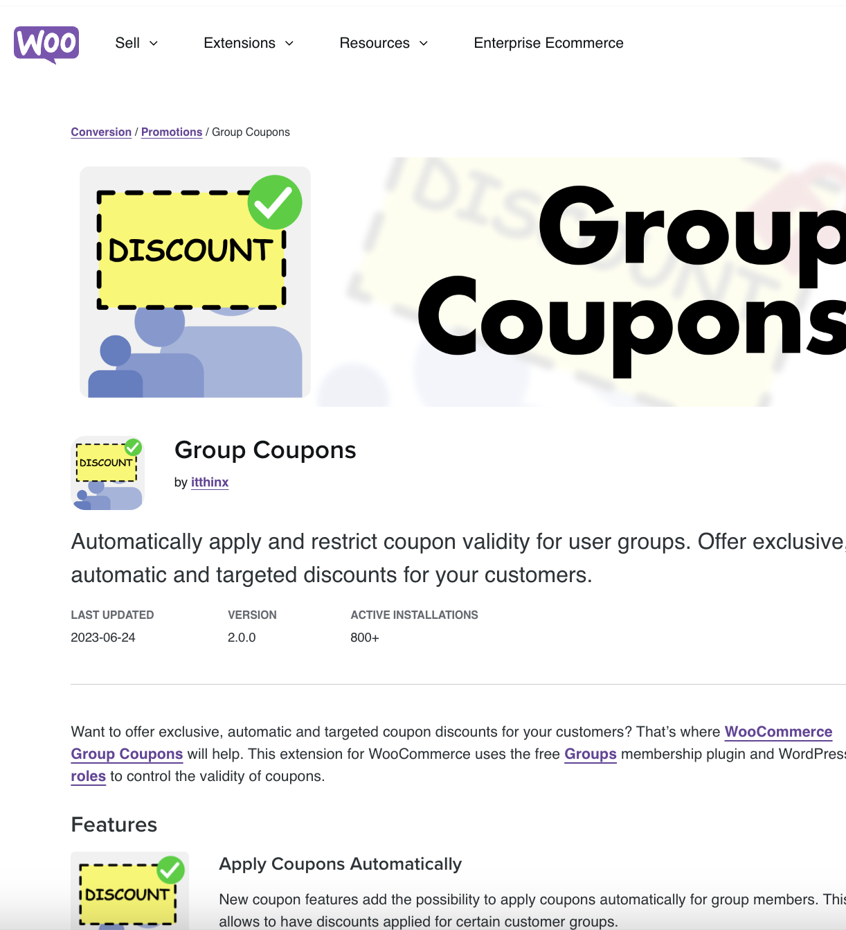 Group Coupons