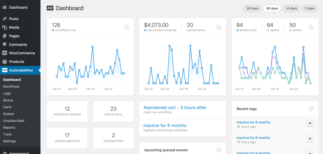 hero dashboard