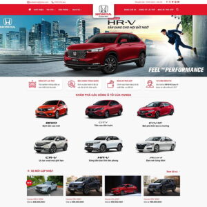 Theme WordPress bán ô tô Honda 02