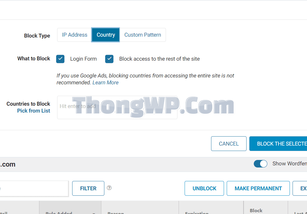 Hướng dẫn Active Wordfence Premium 7