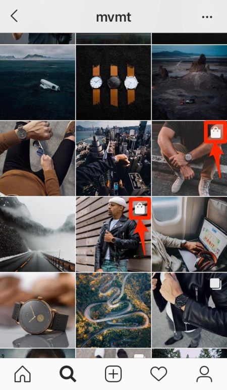 instagram shopping list