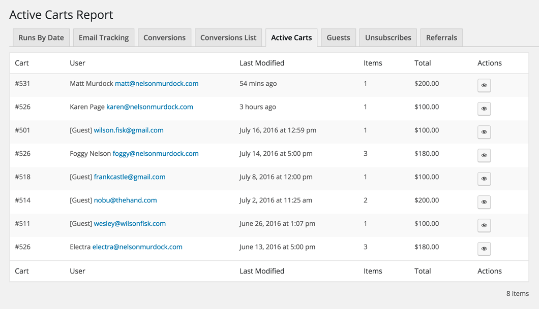 intelligent session tracking