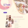 Theme WordPress landing page khóa học đàn Piano