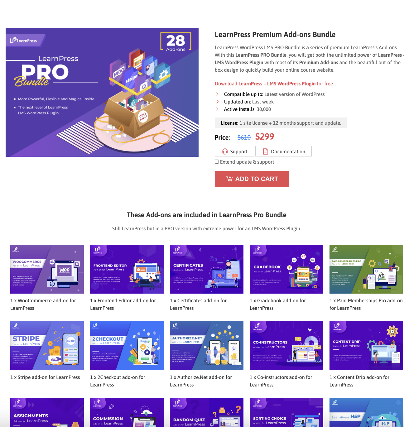 LearnPress PRO Bundle
