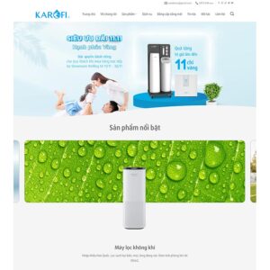 Theme WordPress bán máy lọc nước 03