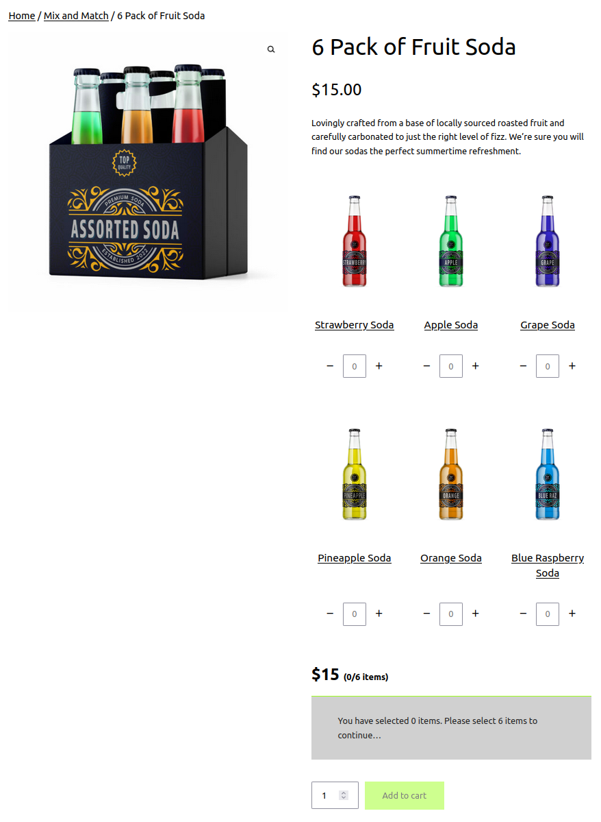 mix and match soda screenshot