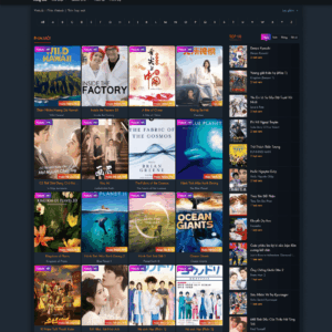 Theme WordPress Xem Phim Cực Đẹp, có sẵn nguồn phim