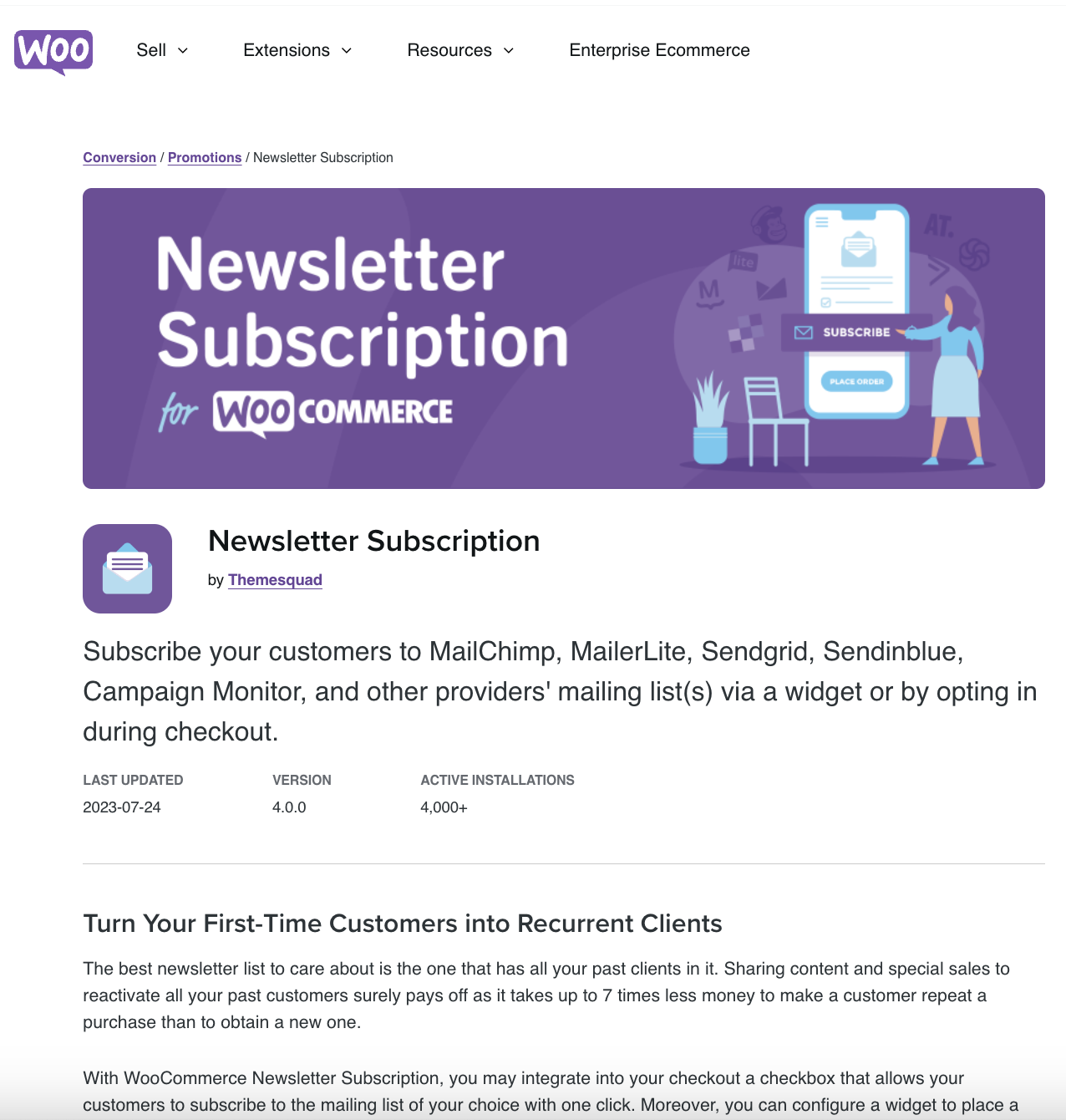 Newsletter Subscription