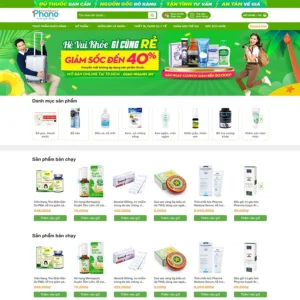 Theme WordPress nhà thuốc 04