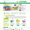 Theme WordPress bán bột giặt, nước tẩy rửa