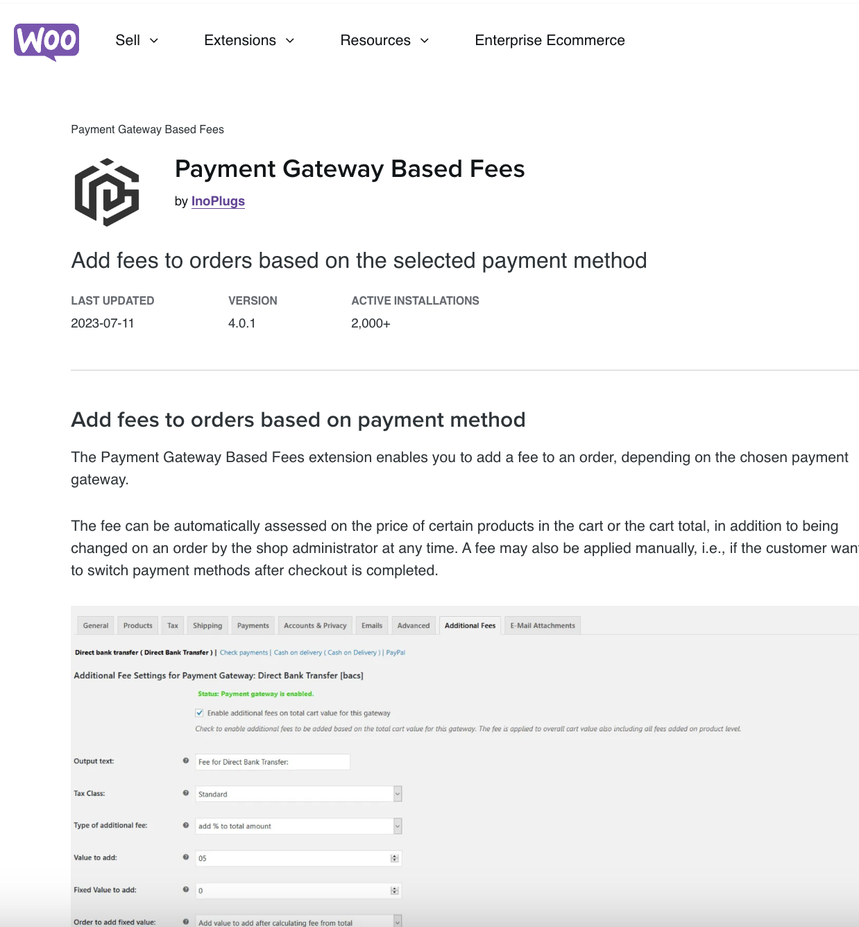 Payment Gateway Based Fees