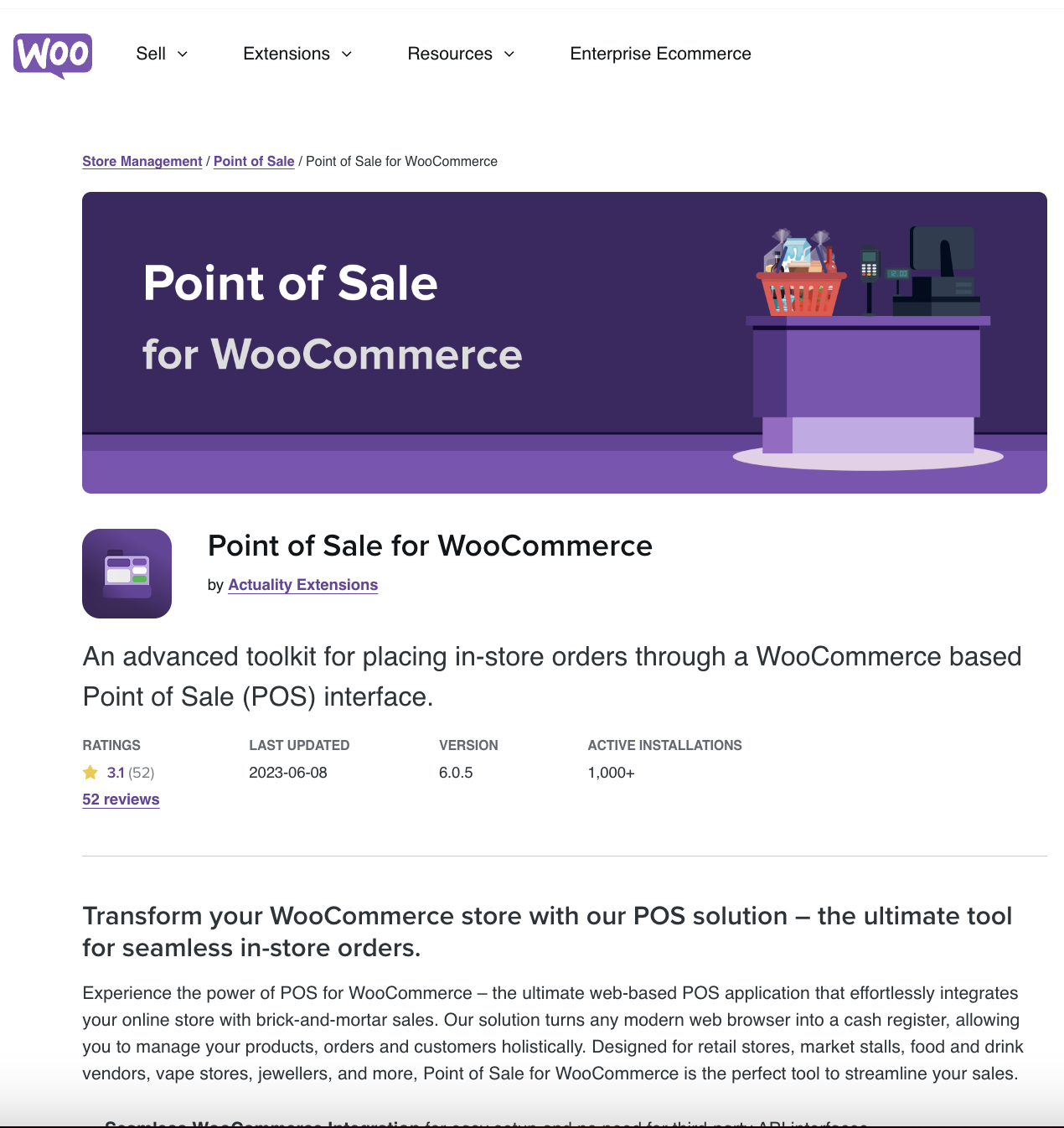 Point of Sale for WooCommerce