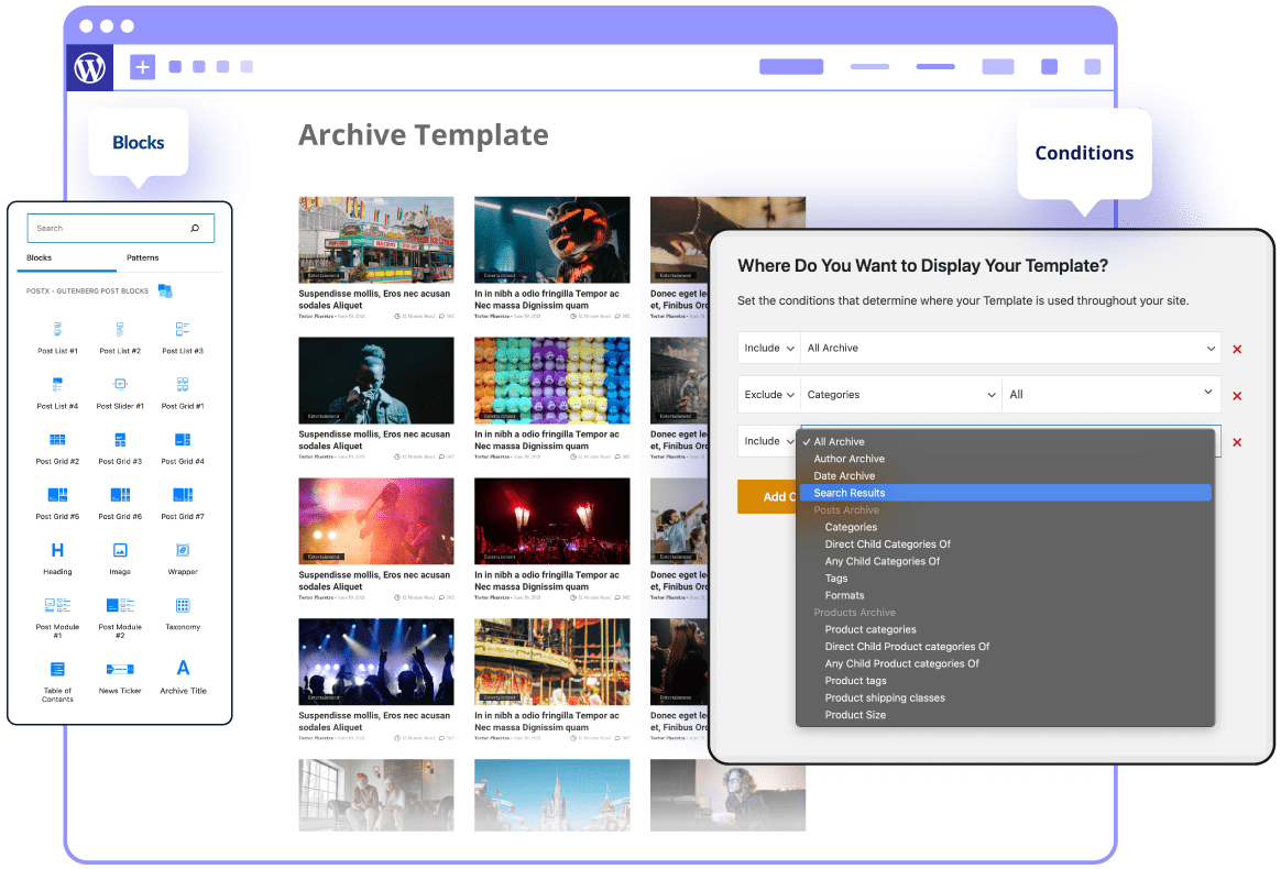 postx archive page