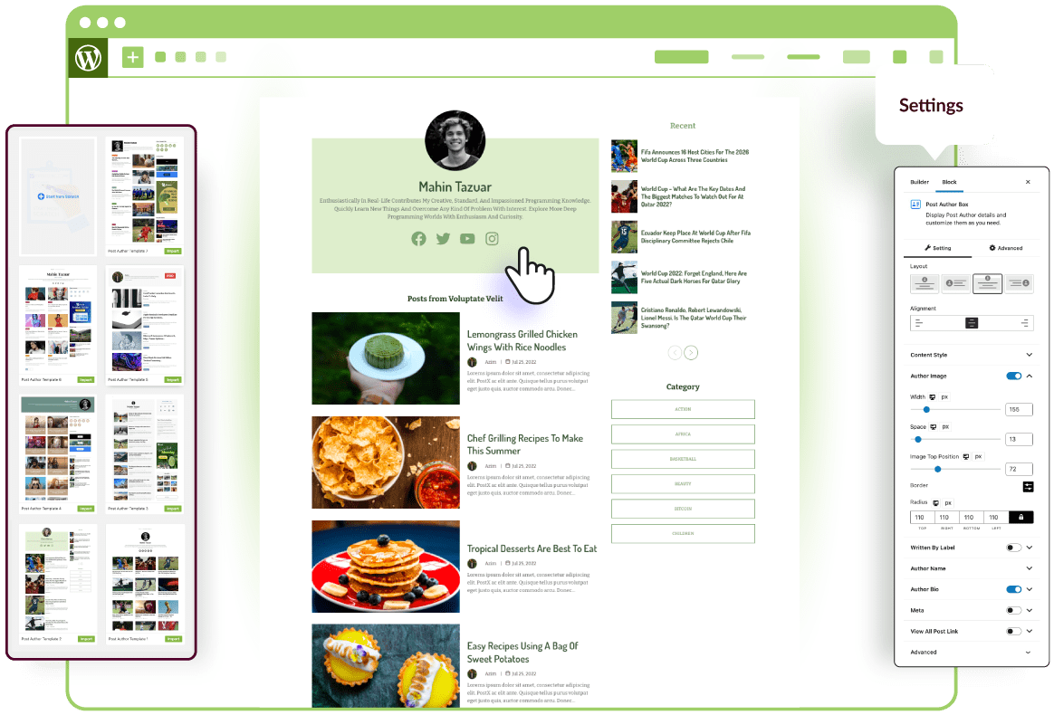 postx author page