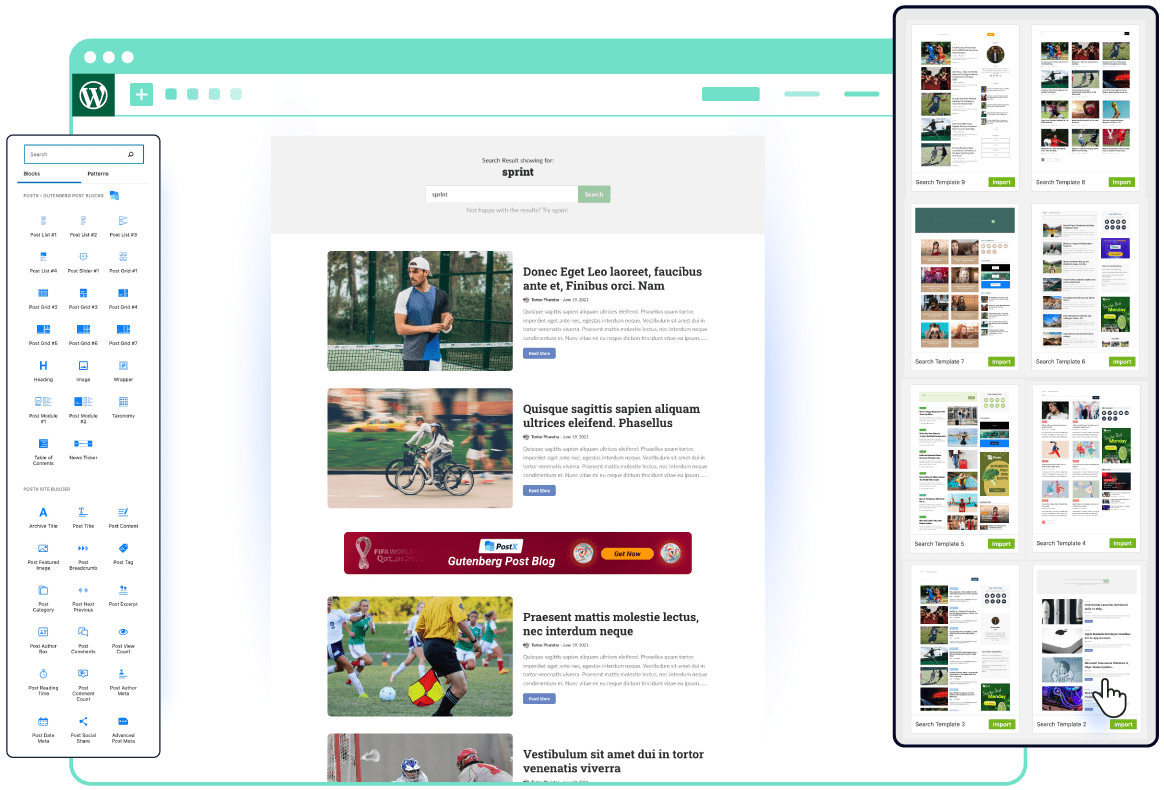 postx search page