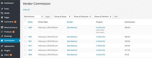 Product Vendor