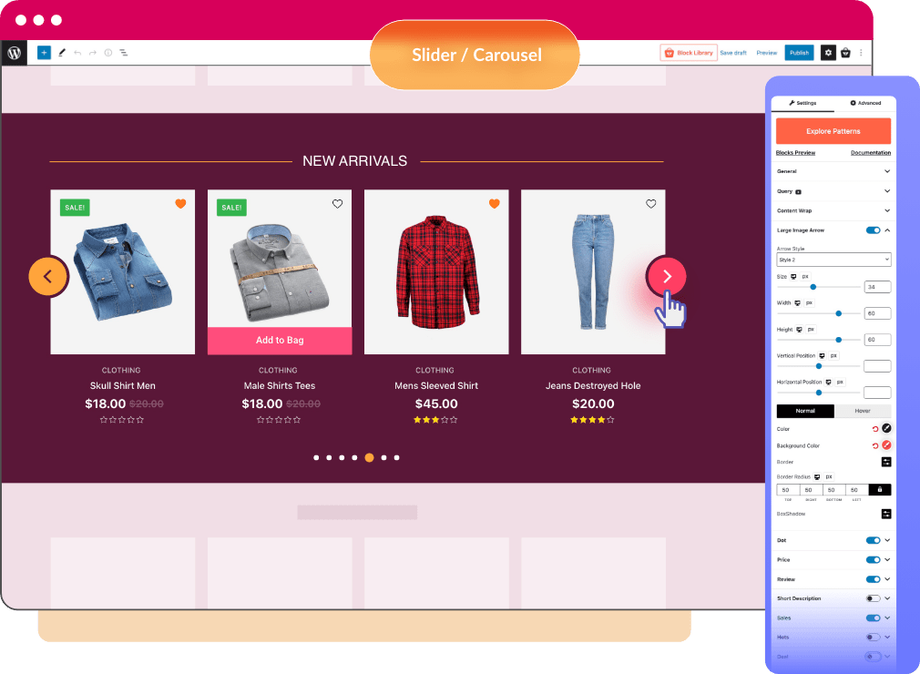 productx carousel