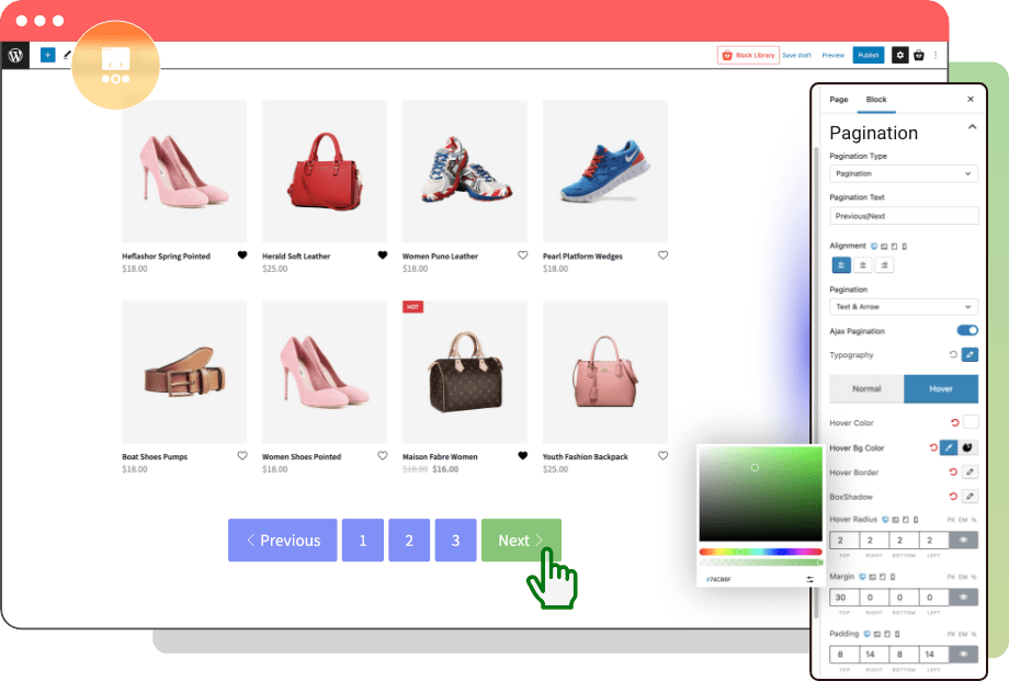 productx pagination