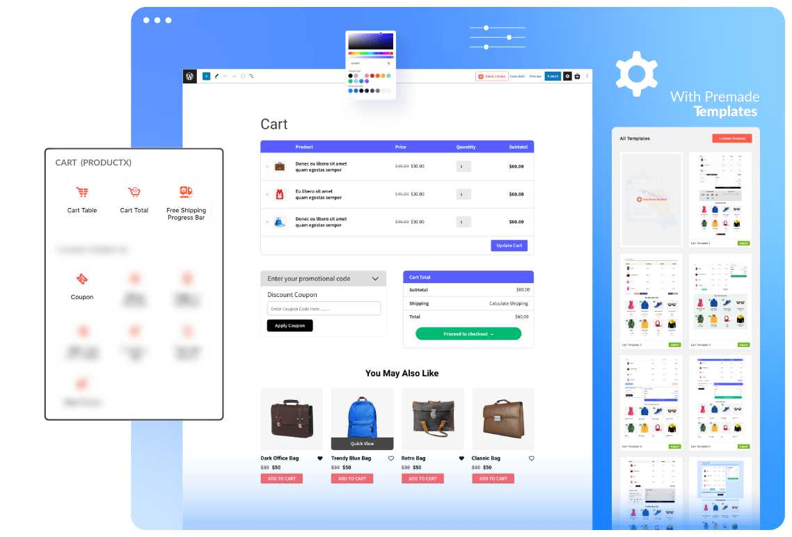 productx starter cart
