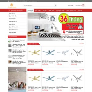 Theme WordPress bán quạt trần