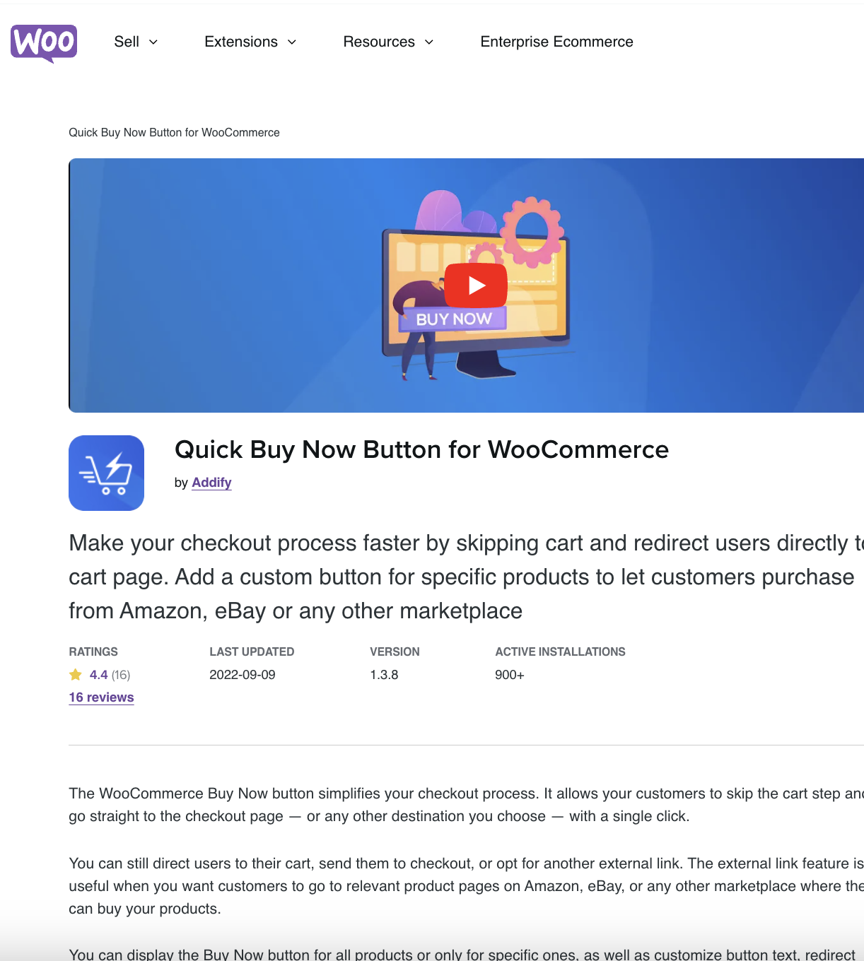 Quick Buy Now Button for WooCommerce
