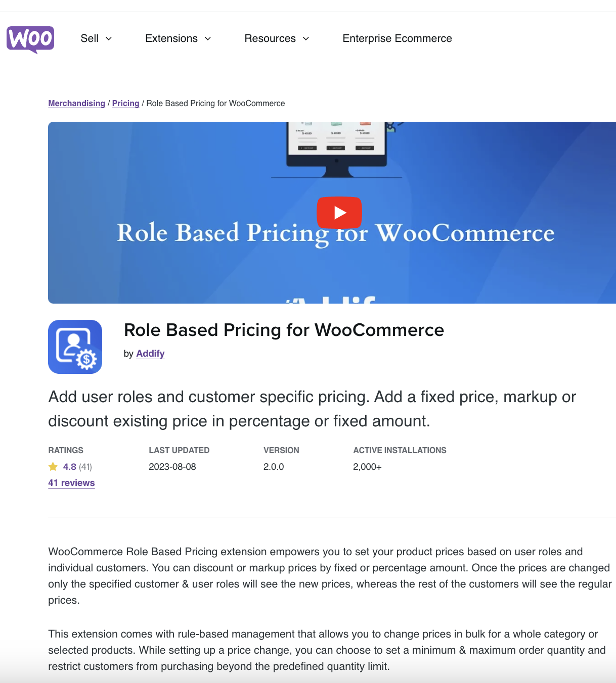 Role Based Pricing for WooCommerce