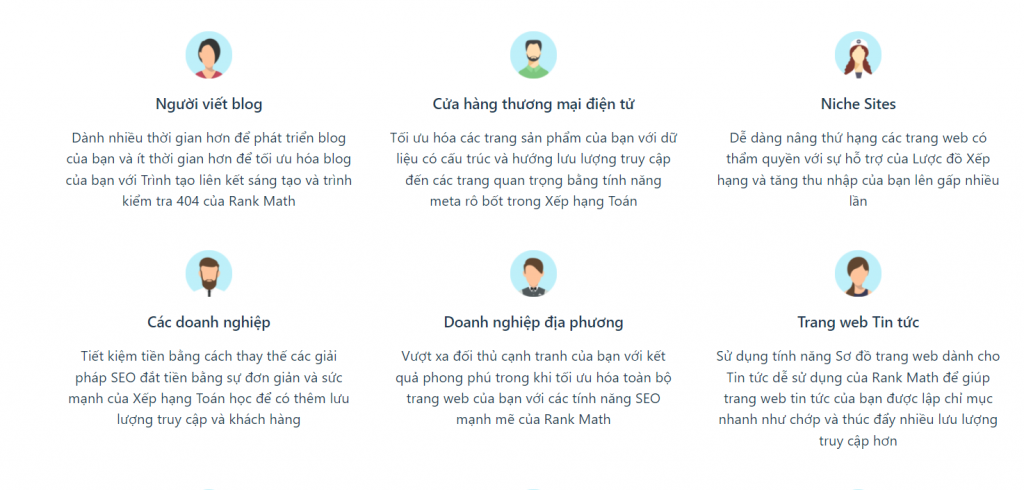 RankMath Seo được nhiều loại Website