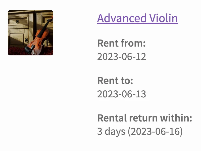 shipped rentals