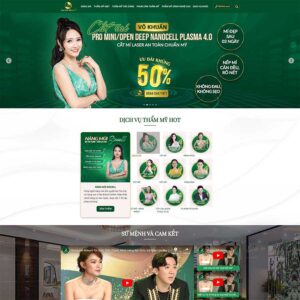 Theme WordPress thẩm mỹ viện, làm đẹp
